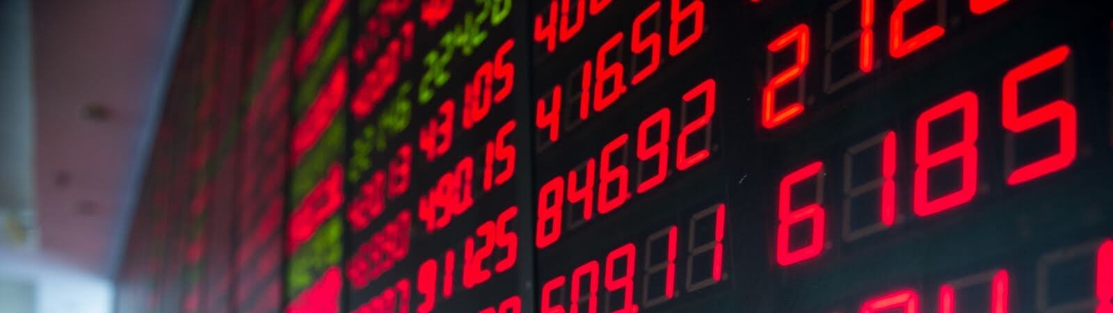 Stock Market Red