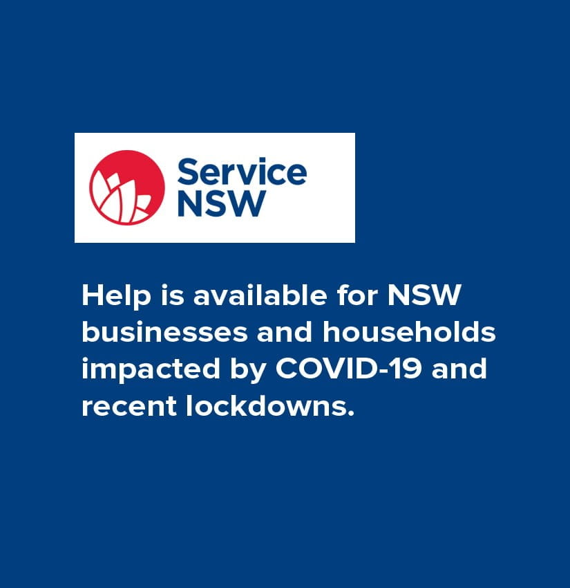 NSW COVID support for businesses and households